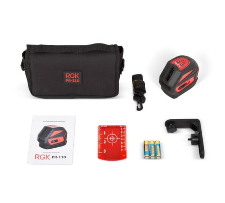 Лазерный нивелир RGK PR-110 купить по низкой цене | МАКСПРОФИТ