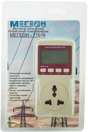 Ваттметр МЕГЕОН 71016 купить по низкой цене | МАКСПРОФИТ