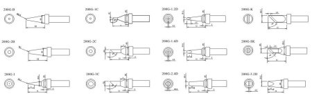 Жало Quick 700A-1,2D (Quick 200G-1.2D) купить по низкой цене | МАКСПРОФИТ