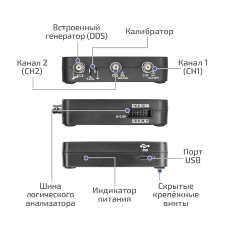 USB-осциллограф МЕГЕОН 15058 купить по низкой цене | МАКСПРОФИТ