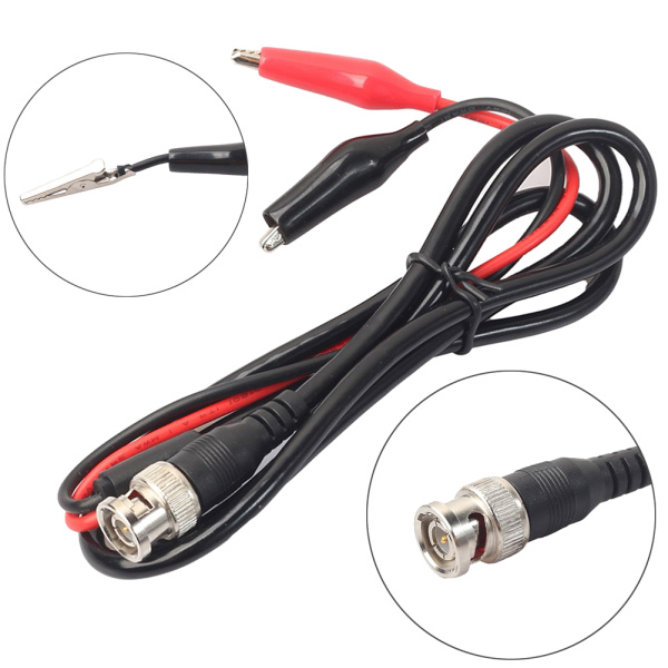 Кабель измерительный коаксиальный МЕГЕОН BNC - "Крокодил" купить по низкой цене | МАКСПРОФИТ