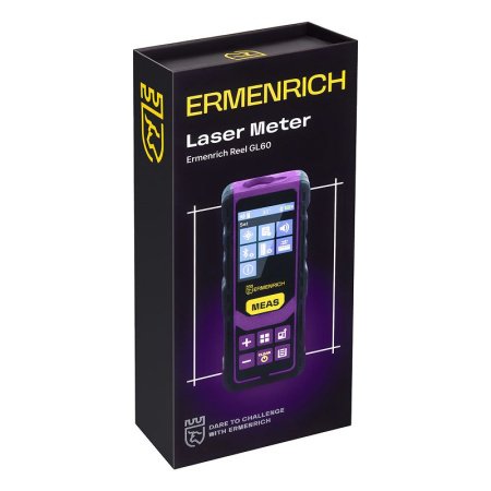 Лазерная рулетка Ermenrich Reel PRO GL60 купить по низкой цене | МАКСПРОФИТ
