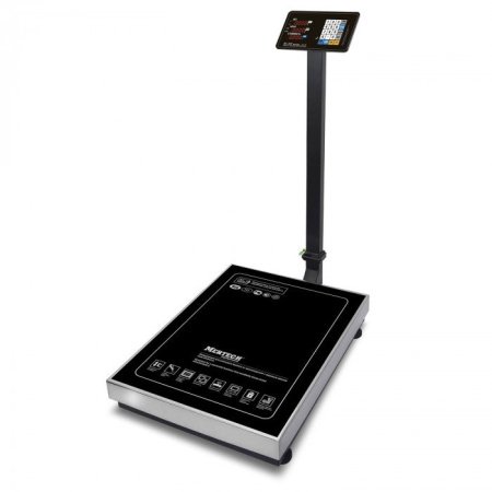 Торговые напольные весы M-ER 333 ACLP-150.20/50 "TRADER" с расчетом стоимости LED c RS-232 купить по низкой цене | МАКСПРОФИТ