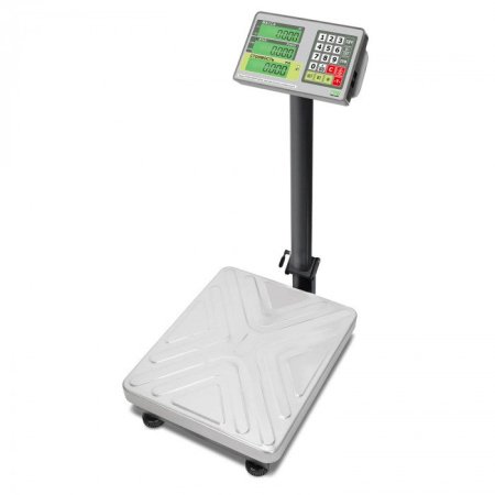 Торговые напольные весы M-ER 335 ACPU-60.10/20 "TURTLE" с расчетом стоимости LCD купить по низкой цене | МАКСПРОФИТ