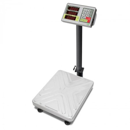 Торговые напольные весы M-ER 335 ACPU-60.10/20 "TURTLE" с расчетом стоимости LED купить по низкой цене | МАКСПРОФИТ